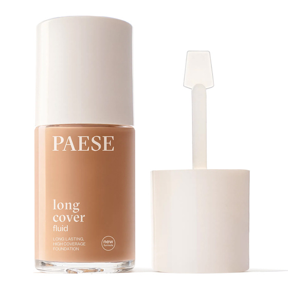 Kliknij na zdjęcie, aby je powiększyć Paese Long Cover Fluid – cremige, deckende Gesichtsgrundierung, neue Formel, 03 Golden Beige, 30 ml