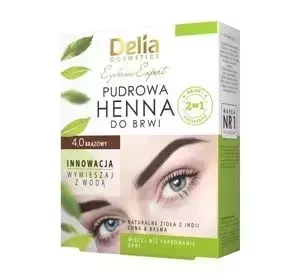 DELIA PUDER- AUGENBRAUENHENNA 4.0 BRAUN