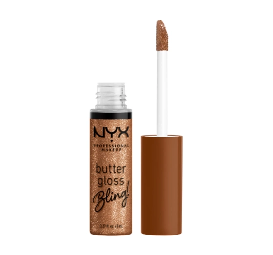 Kliknij na zdjęcie, aby je powiększyć NYX PROFESSIONAL MAKEUP BUTTER GLOSS BLING LIPGLOSS 04 PAY ME IN GOLD 8ML