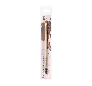 Eveline Cosmetics Pinsel zum Schminken der Augenbrauen und zum Auftragen von Eyeliner E05
