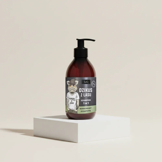 LaQ Stärkendes Haarshampoo für Männer Dzikus z Lasu 300 ml