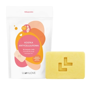 Lullalove Anti-Cellulite-Massagebalsam in Festform für den Körper, 70 g