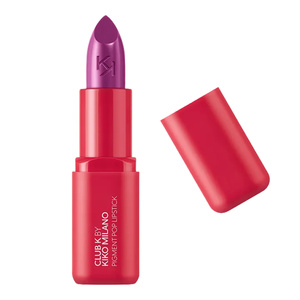 KIKO Milano Club K Pigment Pop Lipstick – feuchtigkeitsspendender, deckender Lippenstift 19 Club Kid 3,5 g