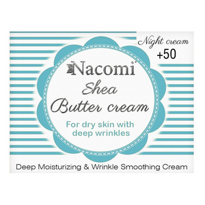 Nacomi Shea Butter Cream – pflegende Nachtcreme für das Gesicht +50 50 ml