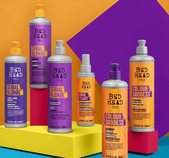 TIGI Bed Head Serial Blonde Professionelles Lila-Tonshampoo für blondes Haar 400 ml