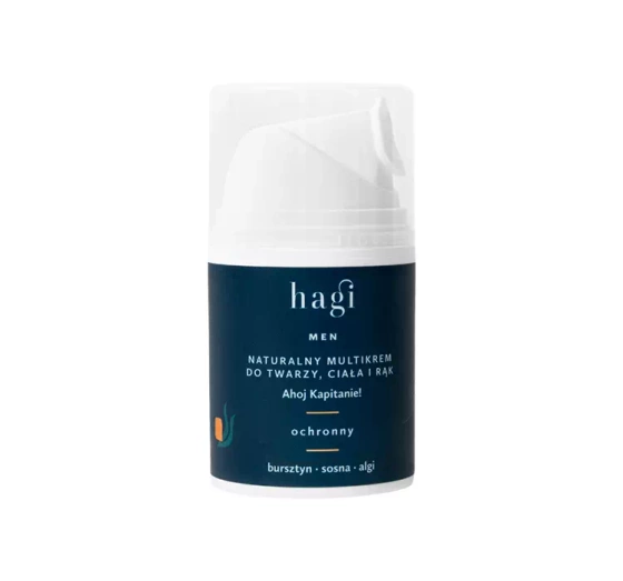 HAGI MEN AHOY CAPTAIN NATÜRLICHE MULTICREME FÜR MÄNNER KÖRPER, GESICHT UND HÄNDE 50ML