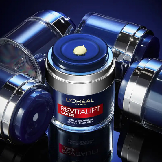 Kliknij na zdjęcie, aby je powiększyć LOREAL REVITALIFT LASER RETINOL + NIACINAMID GESICHTSCREME FÜR DIE NACHT 50ML