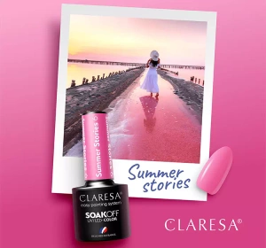 CLARESA SOAK OFF HYBRIDLACK SUMMER STORIES 6 5ML
