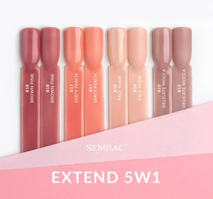 SEMILAC EXTEND 5 IN 1 BASIS LACK TOP 815 DELICATE MOCCA 7 ML