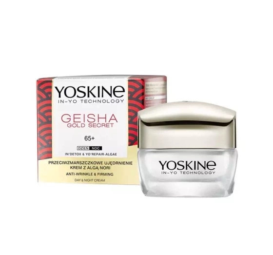 YOSKINE GEISHA GOLD SECRET ANTI-FALTEN GESICHTSCREME MIT NORI ALGEN 65+ 50ML