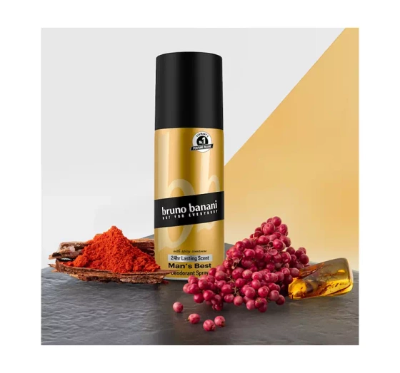 Kliknij na zdjęcie, aby je powiększyć Bruno Banani Man’s Best Deodorant Spray 150 ml