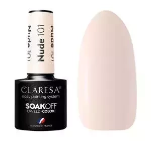 CLARESA SOAK OFF HYBRIDLACK NUDE 101 5ML