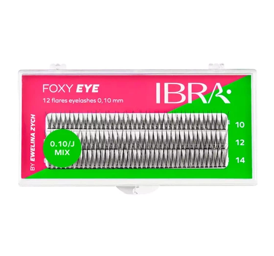 IBRA FOXY EYE KÜNSTLICHE WIMPERNBÜSCHEL SCHWARZ MIX