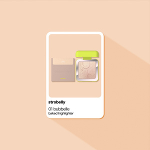 Poppy Head Strobelly gebackener Highlighter für das Gesicht 01 Bubbelle 4,2 g