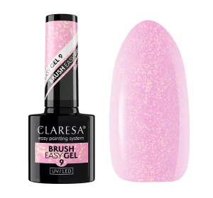 Claresa Brush Easy Gel Aufbau-Gel in der Flasche 9 5 g
