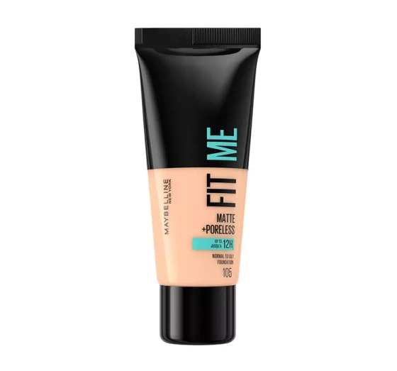 MAYBELLINE FIT ME! MATTE + PORELESS LIQUID GRUNDIERUNG 105 NATURAL IVORY 30 ML