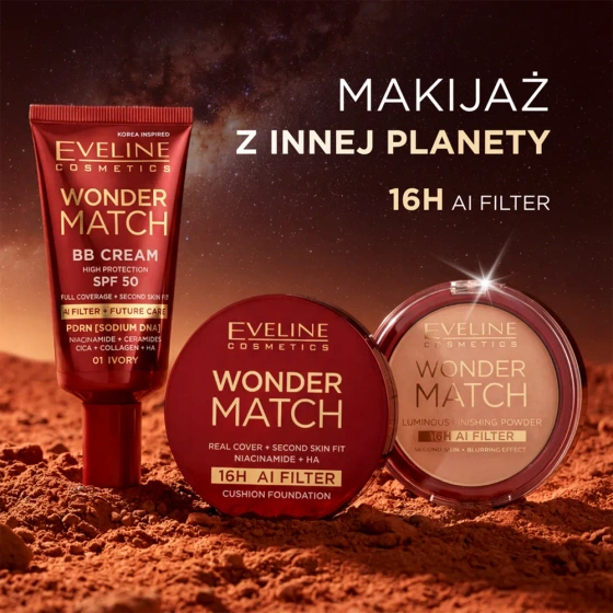 Eveline Cosmetics Wonder Match deckende BB-Creme mit LSF 50 04 Beige 30 ml