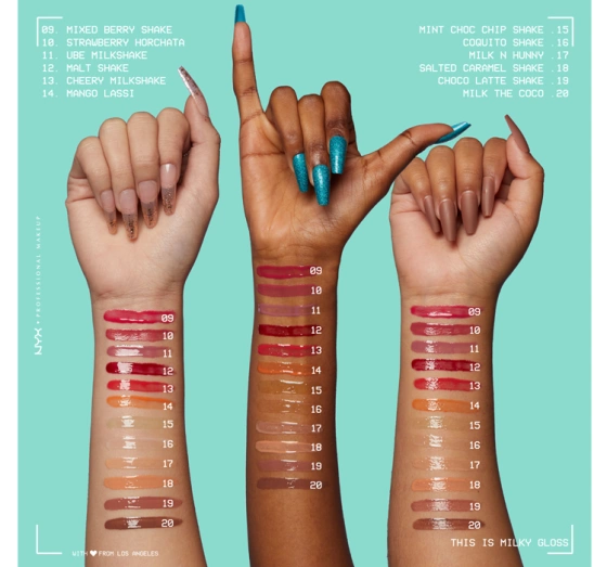 NYX Professional Makeup This Is Milky Lipgloss 10 Strawberry Horchata 4 ml
