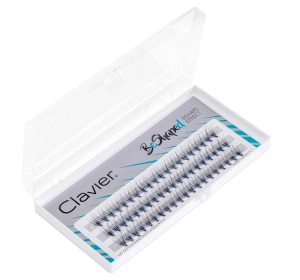 Clavier BeShaped Mix aus künstlichen Wimpernbüscheln 8, 10, 12 mm, B-Winkel