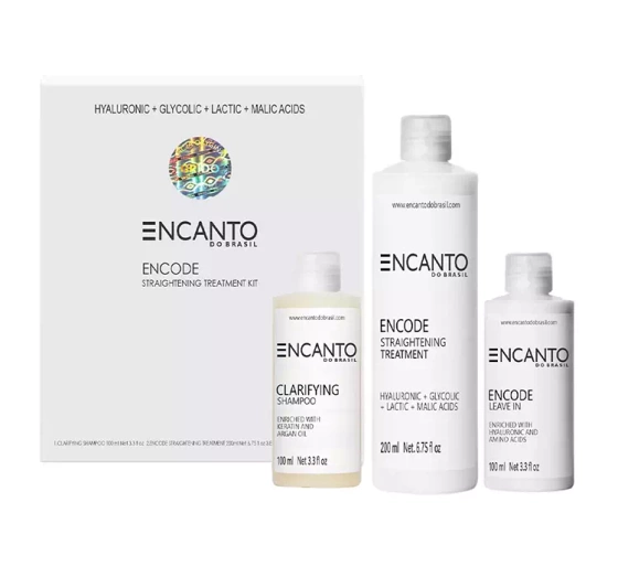 Encanto Encode Keratin Haarglättungsset 2x100ml + 200ml