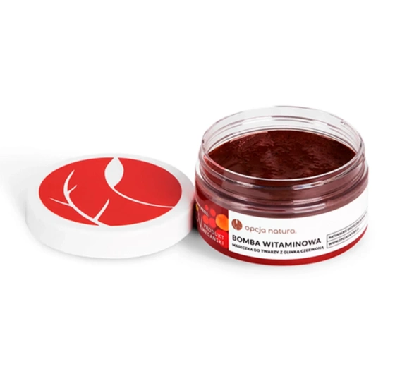 Opcja Natura Bomba Witaminowa Gesichtsmaske mit roter Tonerde 200 ml