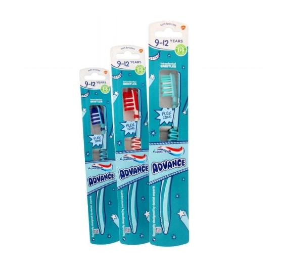 Kliknij na zdjęcie, aby je powiększyć Aquafresh Advance Zahnbürste für Kinder im Alter von 9–12 Jahren, Soft