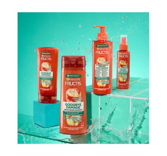 Kliknij na zdjęcie, aby je powiększyć GARNIER FRUCTIS GOODBYE DAMAGE 10IN1 LEAVE-IN HAARCREME 400ML