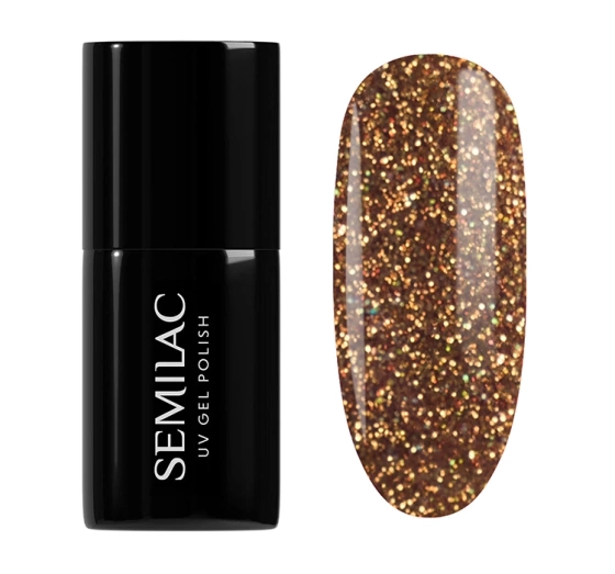 Semilac Winter Wonderland UV-Hybridlack 956 Vintage Gold 7 ml