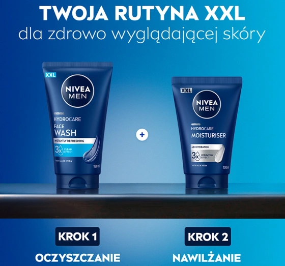 Kliknij na zdjęcie, aby je powiększyć NIVEA MEN Hydrocare Feuchtigkeitscreme für Männer 100 ml