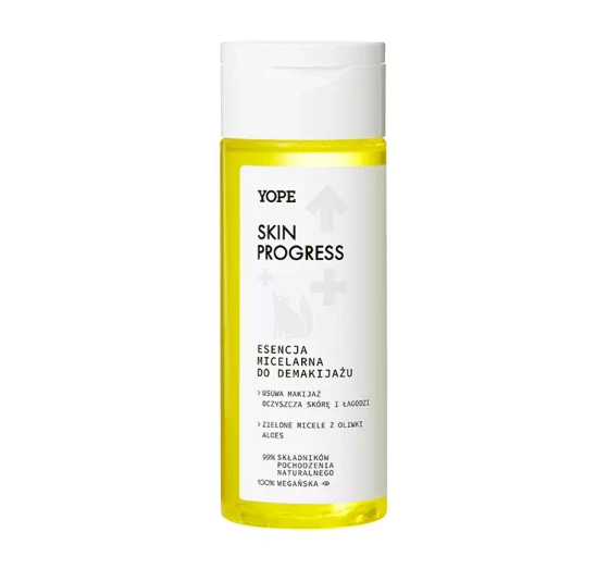 Kliknij na zdjęcie, aby je powiększyć YOPE SKIN PROGRESS MIZELLENEMULSION ZUM MAKE UP ENTFERNEN 150ML