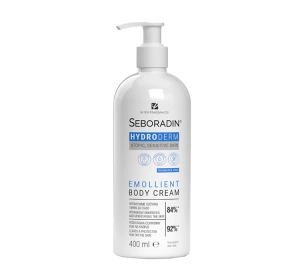 Seboradin Hydroderm Körpercreme mit feuchtigkeitsspendenden Wirkstoffen für atopische und empfindliche Haut 400 ml
