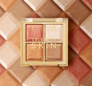 Eveline Cosmetics Celebrity Skin Gebackene multifunktionale Contouring-Palette 4in1 16 g