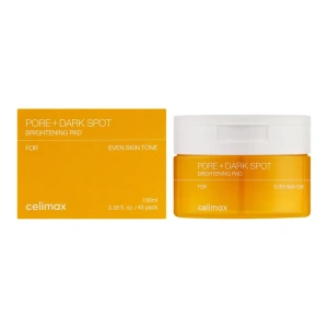 Celimax Pore + Dark Spot Brightening Pad – aufhellende Gesichtspads, 40 Stück
