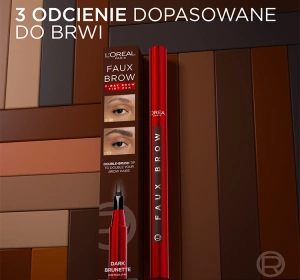 L'Oréal Paris Faux Brow Präziser Augenbrauenstift Dark Brunette 1ml