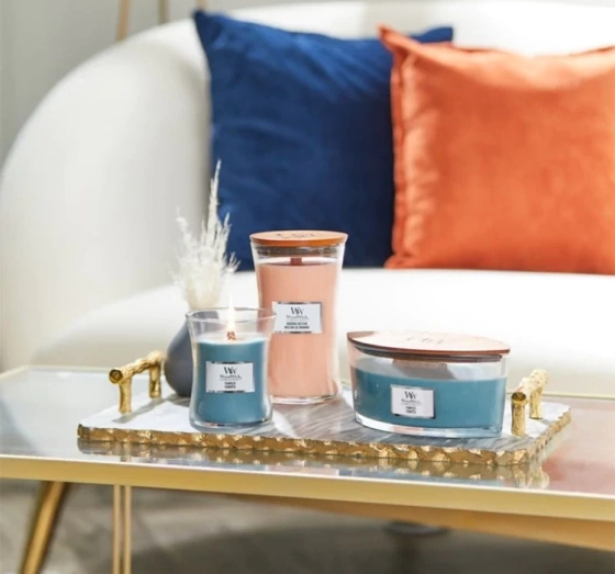 Kliknij na zdjęcie, aby je powiększyć WoodWick Large Jar Candle Duftkerze Manuka Nectar 610 g