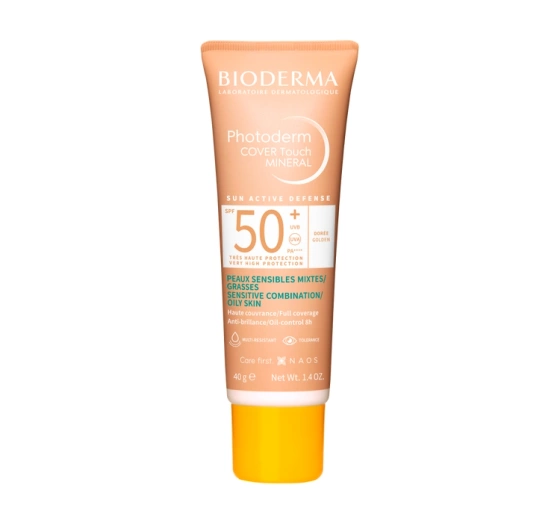 Bioderma Cover Touch Mineral Deckendes Fluid mit SPF50+ Golden 40g