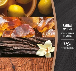 WoodWick Large Jar Candle Duftkerze Santal Myrrh 610g