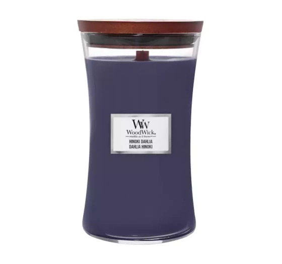 WOODWICK LARGE JAR CANDLE DUFTKERZE HINOKI DAHLIA 610G 