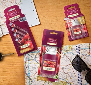 Yankee Candle Auto-Lufterfrischer Black Cherry 4 Stück