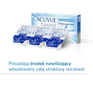 Acuvue Oasys with Hydraclear Plus for Astigmatism Torische Kontaktlinsen 6 Stück