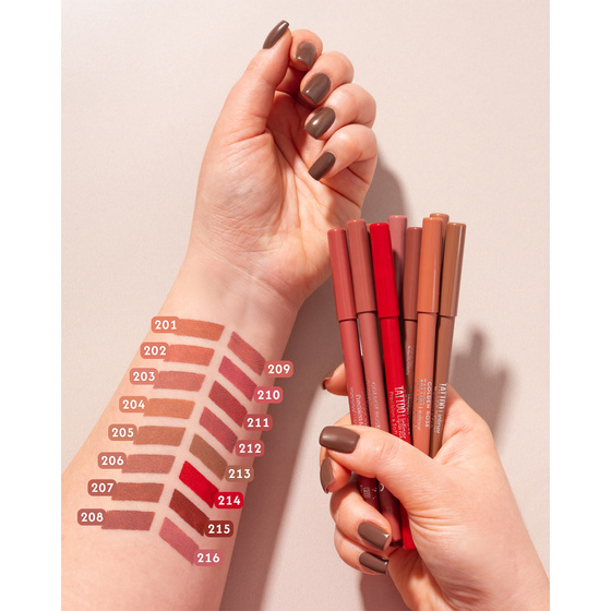 Kliknij na zdjęcie, aby je powiększyć Golden Rose Tattoo Lipliner Wasserfester Lippenkonturenstift 209 Rosy Brown 1,2 g