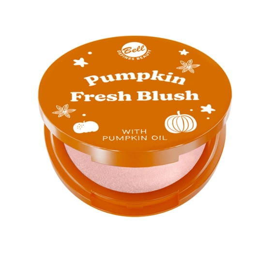 Kliknij na zdjęcie, aby je powiększyć Bell Pumpkin Fresh Blush Satiniertes Rouge mit Kürbiskernöl 01 Early Autumn 3,7 g
