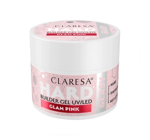 Claresa Hard & Easy Aufbaugel für Nägel Milky Pink 45 g