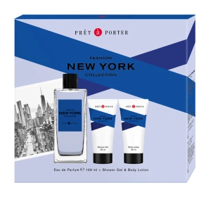 Prêt à Porter New York Eau de Parfum Spray 100 ml + Duschgel 50 ml + Körperbalsam 50 ml