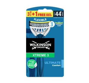 Wilkinson Sword Xtreme3 Ultimate Comfort Einwegrasierer für Männer, 4 Stück