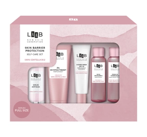 AA LAAB 100% Centella B12 Geschenkset für feuchtigkeitsspendende Gesichtspflege Mizellenwasser  33 ml + Reinigungsgel 30 ml + Essenz 33 ml + Serum 30 ml + Creme 10 ml
