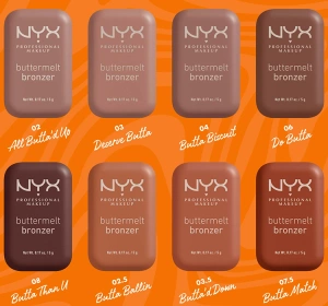NYX Professional Makeup Buttermelt Bronzer 2.5 Butta Ballin 5 g