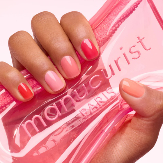 Manucurist Green Jelly – Klassisches Set: Nagellack „Sugar Plum“ 15 ml + klassischer Nagellack „Pomme d'Amour“ 15 ml