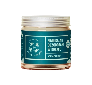 Mydlarnia Cztery Szpaki – natürliches Deodorant in Cremeform mit Natronzusatz, geruchsneutral, 60 ml