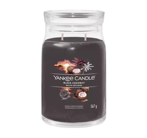 YANKEE CANDLE SIGNATURE DUFTKERZE BLACK COCONUT 567G